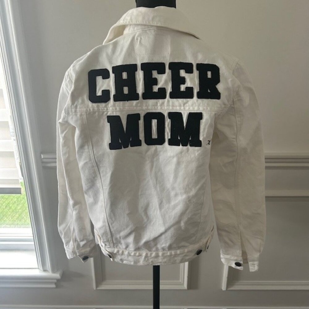 Cheer mom Jean Jacket